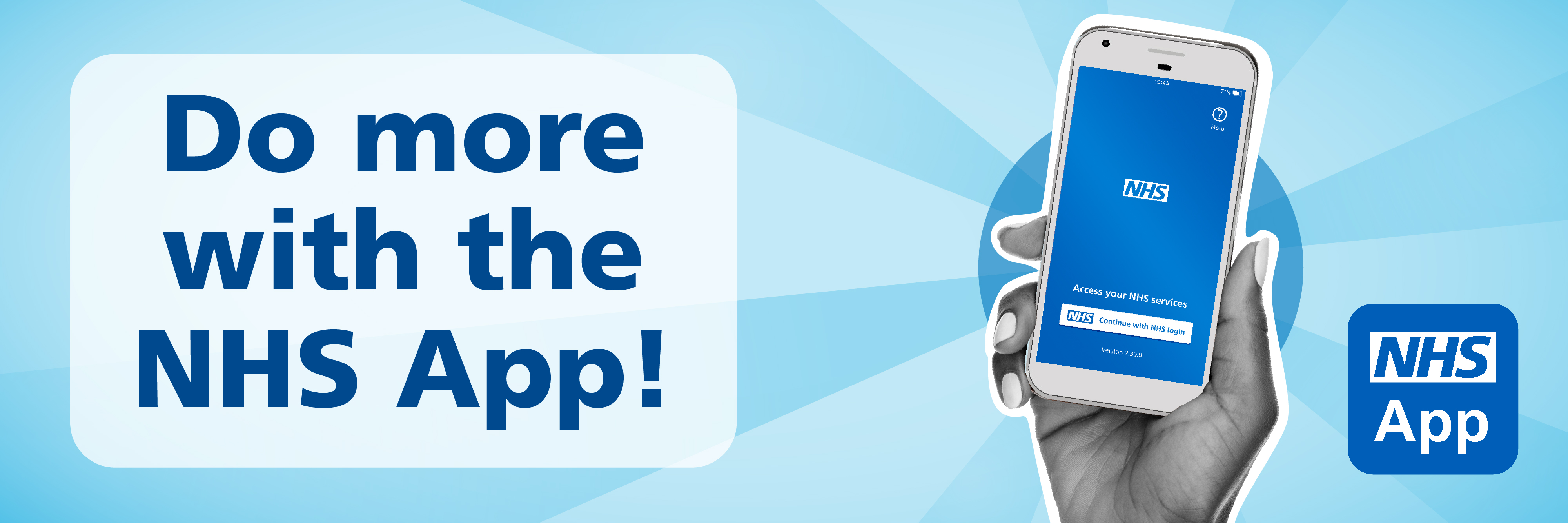 Do more with the NHS app